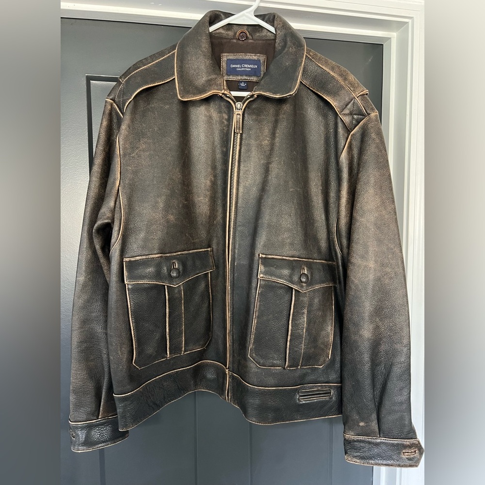 Daniel Cremieux Leather Jacket - Men’s Large